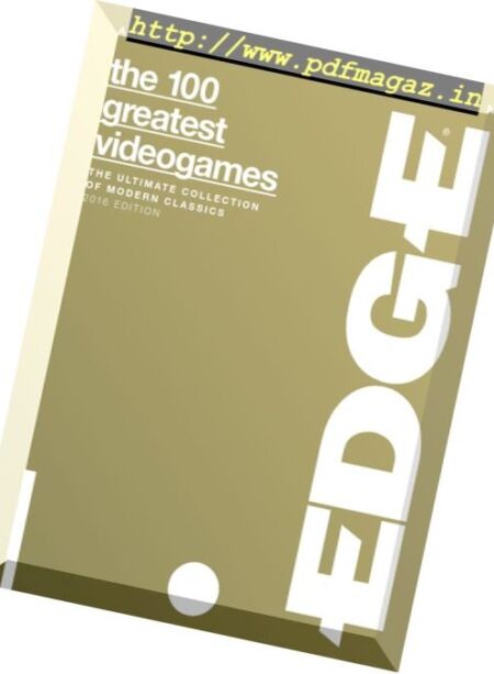 Edge Special Edition – The 100 Greatest Videogames 2016 Cover