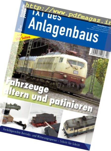 1x1 des Anlagenbaus 2-2016 Fahrzeuge altern und patinieren Eisenbahn Journal 