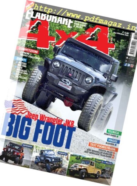 Elaborare 4×4 – Settembre-Ottobre 2016 Cover