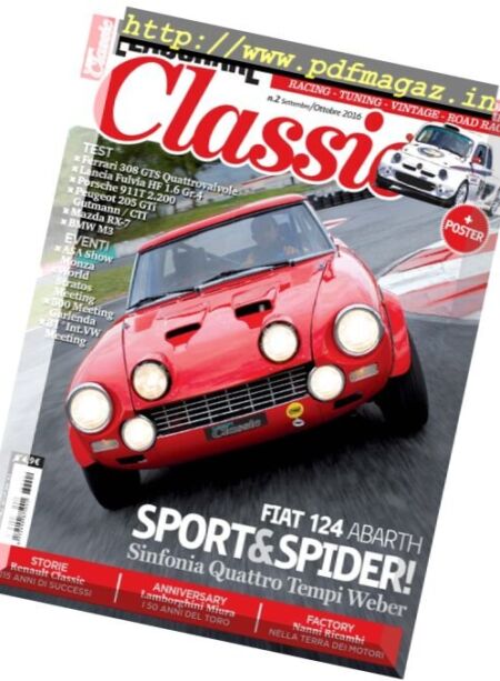 Elaborare Classic – Settembre-Ottobre 2016 Cover