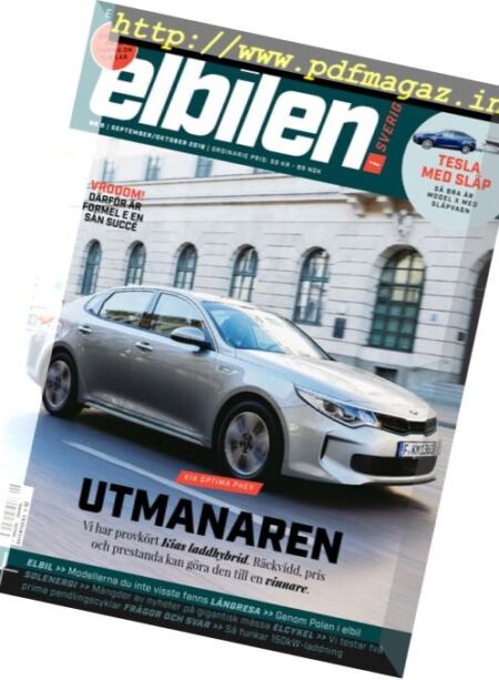Elbilen I Sverige – September-Oktober 2016 Cover