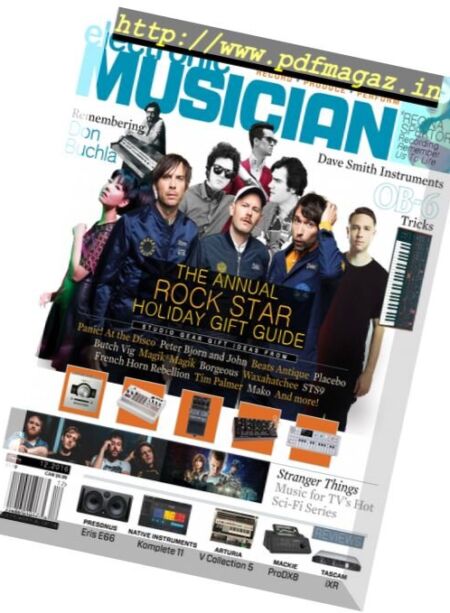 Electronic Musician – December 2016 Cover