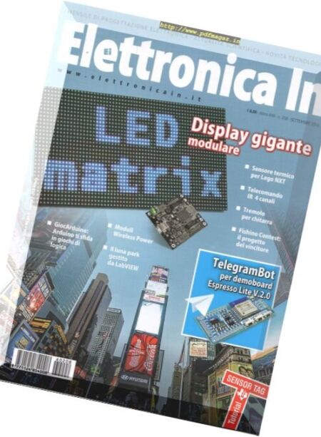 Elettronica In – Settembre 2016 Cover