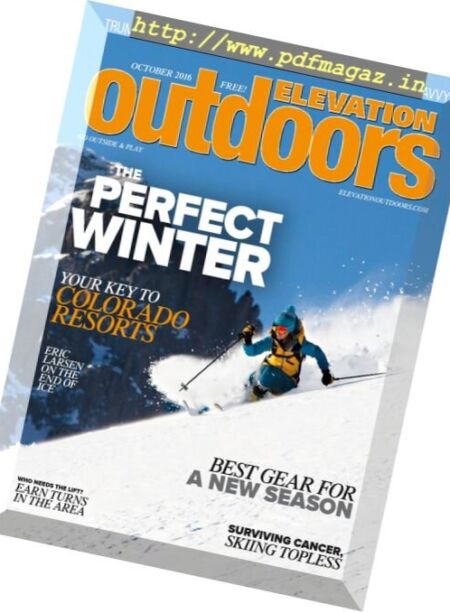 Elevation Outdoors – October 2016 Cover