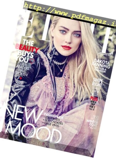 Elle Canada – November 2016 Cover