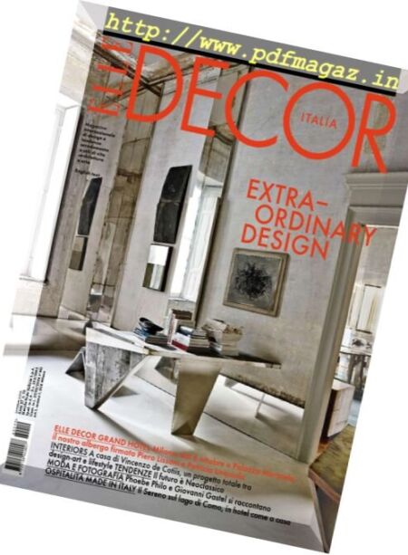 Elle Decor Italia – Ottobre 2016 Cover