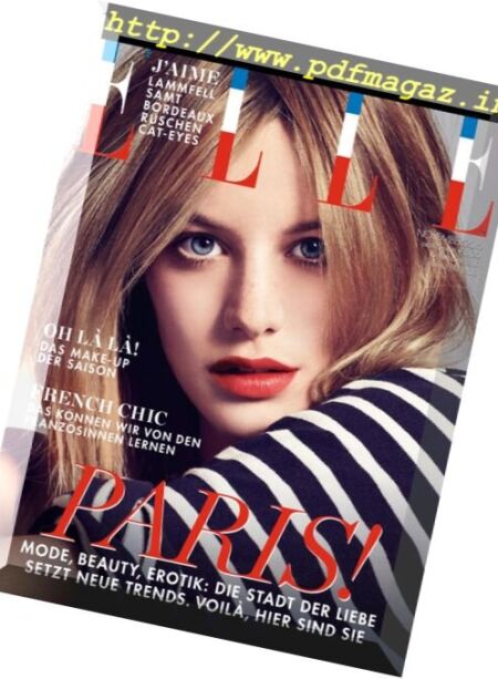 Elle Germany – November 2016 Cover