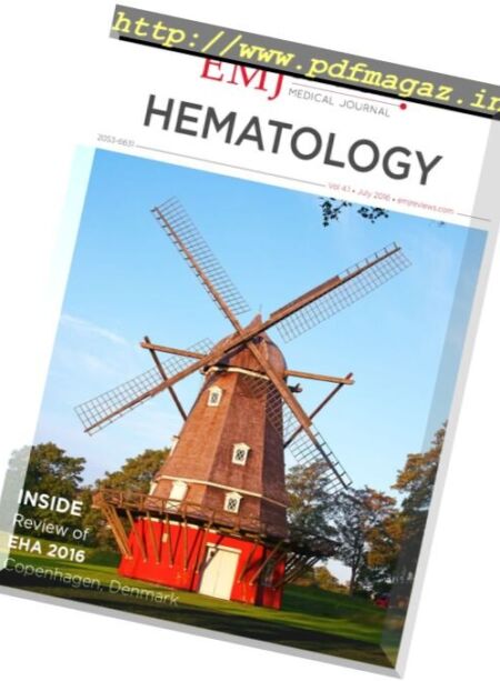 EMJ Hematology – July 2016 Cover