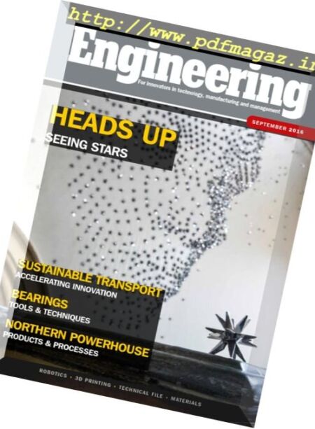 Engineering Magazine – September 2016 Cover