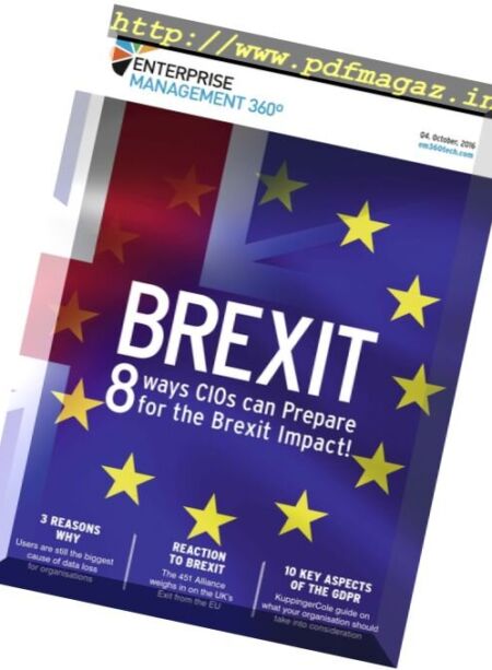 Enterprise Management 360 – October 2016 Cover