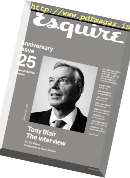 Esquire UK – November 2016 Cover