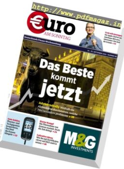 Euro am Sonntag – 24 September 2016
