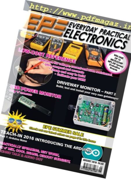 Everyday Practical Electronics – August 2016 Cover