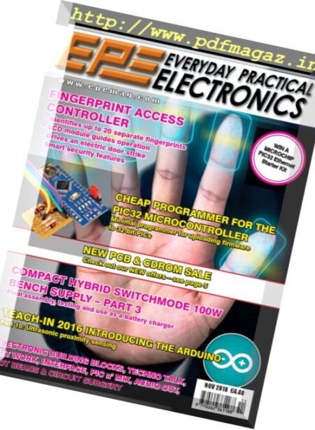 Everyday Practical Electronics – November 2016 Cover