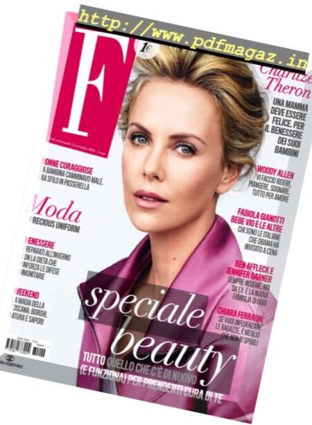 F – 2 Novembre 2016 Cover