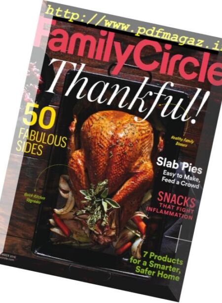 Family Circle – November 2016 Cover