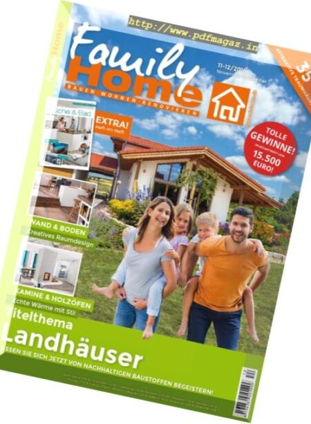 Family Home – November-Dezember 2016 Cover