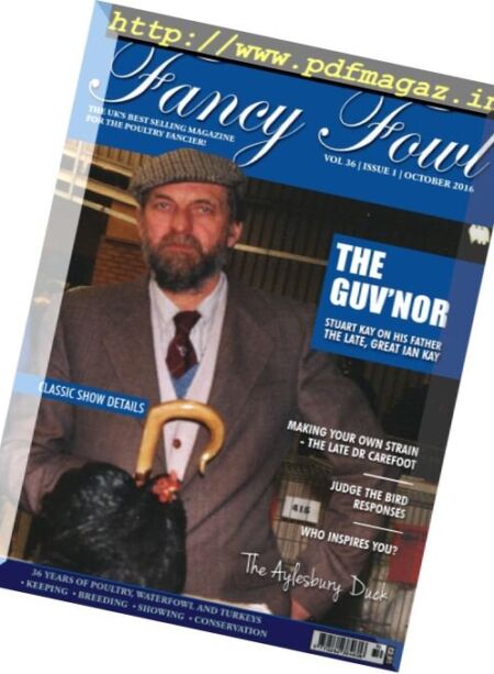 Fancy Fowl – October 2016 Cover