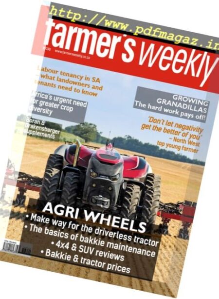 Farmer’s Weekly – 30 September 2016 Cover