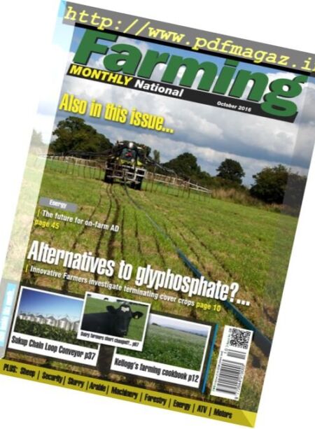 Farming Monthly National – October 2016 Cover