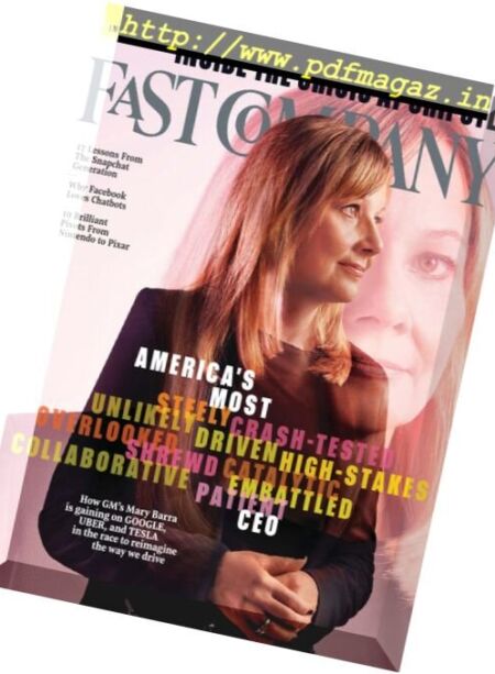 Fast Company – November 2016 Cover
