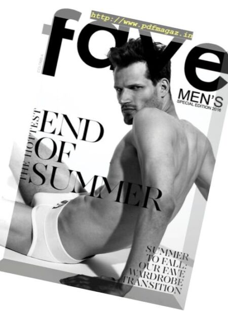 Fave Men’s Colombia – Fall 2016 Cover
