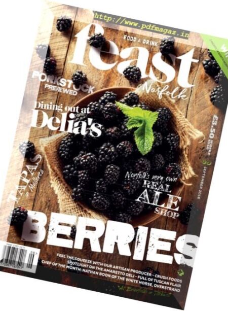 Feast Norfolk Magazine – September 2016 Cover