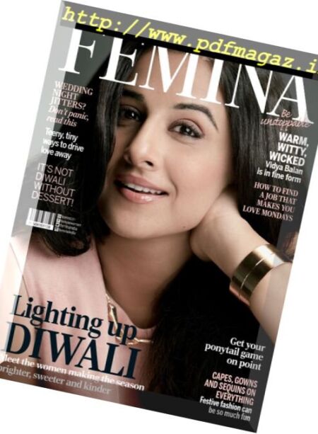 Femina India – 8 November 2016 Cover