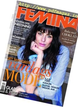 Femina Sweden – Oktober 2016