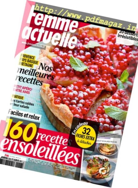 Femme Actuelle – Hors-Serie Cuisine – Juin 2016 Cover