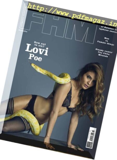 FHM Philippines – October 2016 Cover