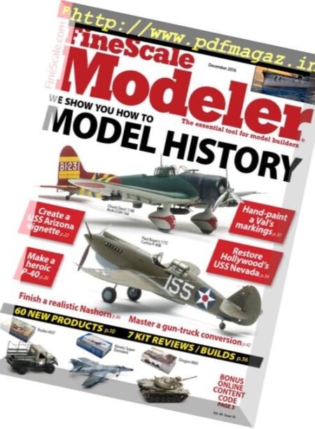 FineScale Modeler – December 2016 Cover