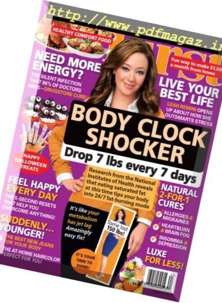 First for Women – 31October 2016 Cover