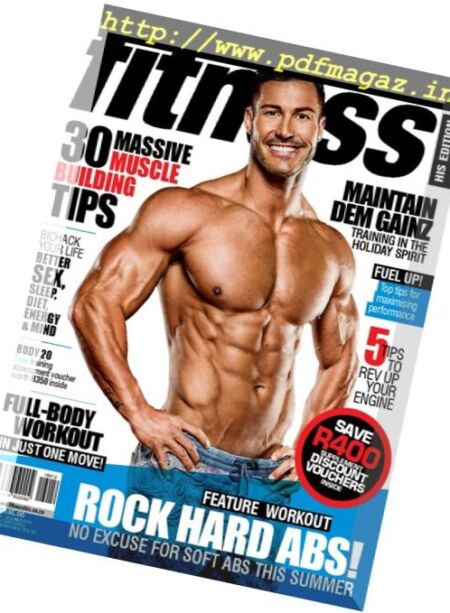 Fitness His Edition – November-December 2016 Cover