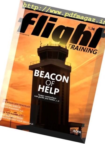 Flight Training – November 2016 Cover
