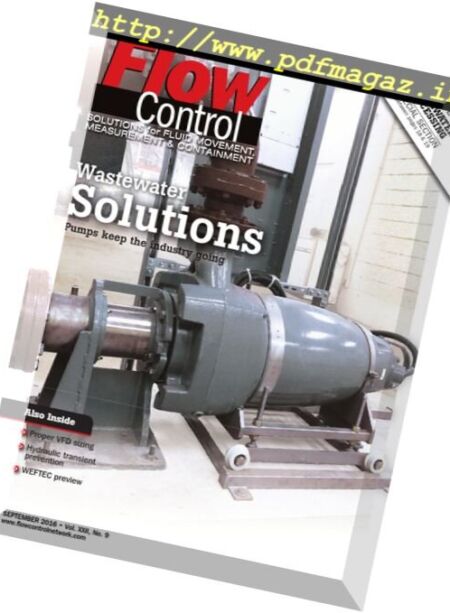 Flow Control – September 2016 Cover