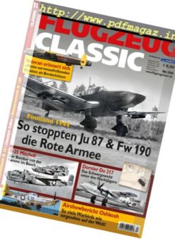Flugzeug Classic – November 2016