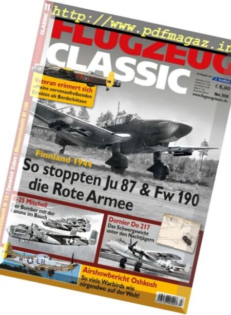 Flugzeug Classic – November 2016 Cover