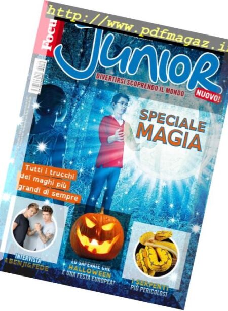 Focus Junior – Novembre 2016 Cover