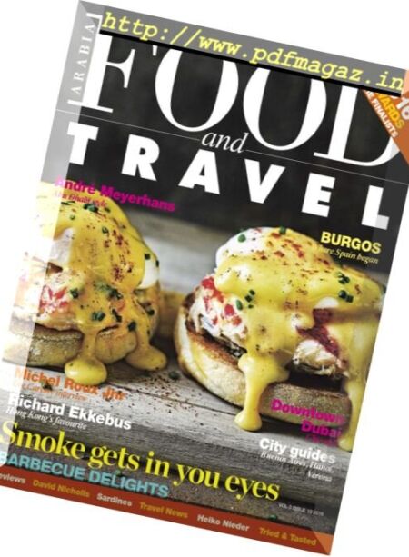 Food and Travel Arabia – Vol3 – Issue 10, 2016 Cover