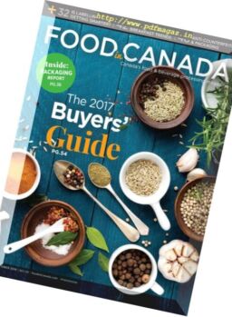 Food In Canada – October 2016