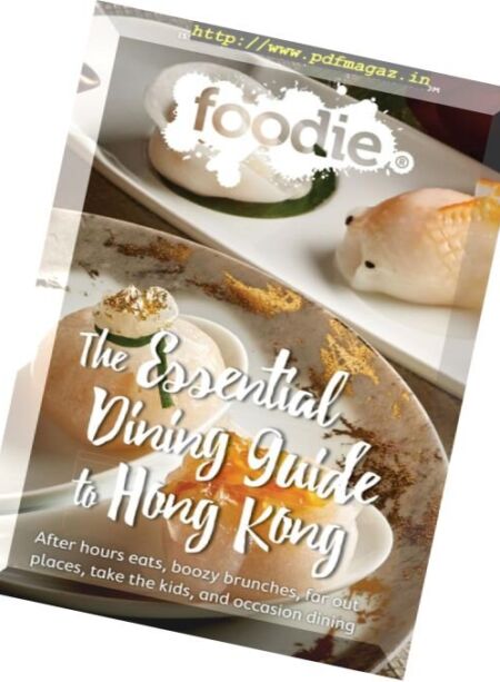 Foodie Magazine – November 2016 Cover