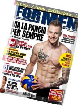 For Men Magazine – Ottobre 2016