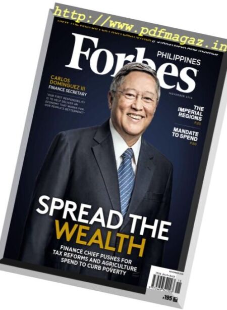 Forbes Philippines – November 2016 Cover
