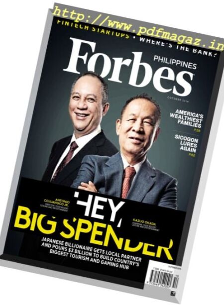 Forbes Philippines – October 2016 Cover