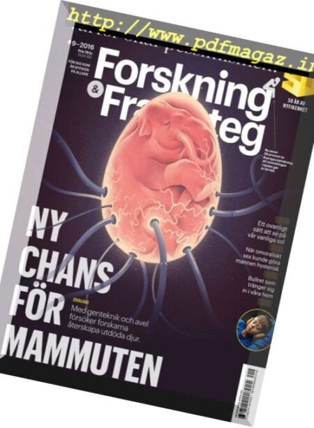 Forskning & Framsteg – Nr.9 2016 Cover