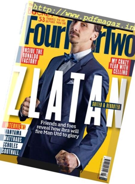 FourFourTwo UK – November 2016 Cover