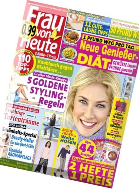 Frau Von Heute – 21 Oktober 2016 Cover