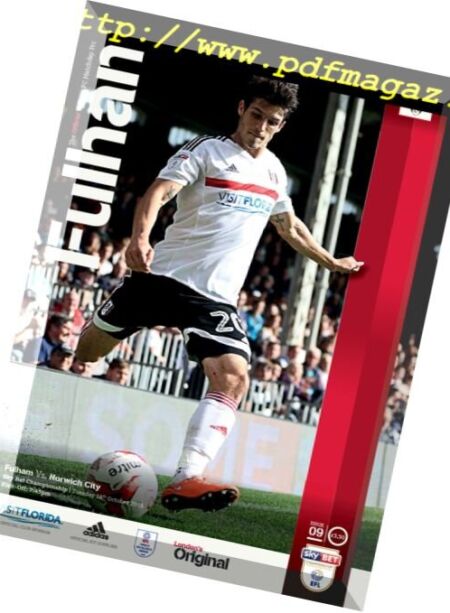 Fulham vs. Norwich City – 18 October 2016 Cover