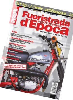 Fuoristrada & Motocross d’Epoca – Gennaio-Febbraio 2016